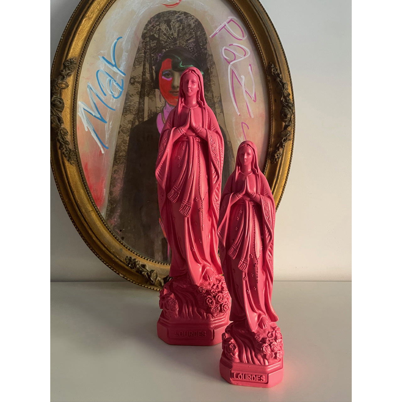 Estatua Virgen de Lourdes - Amor